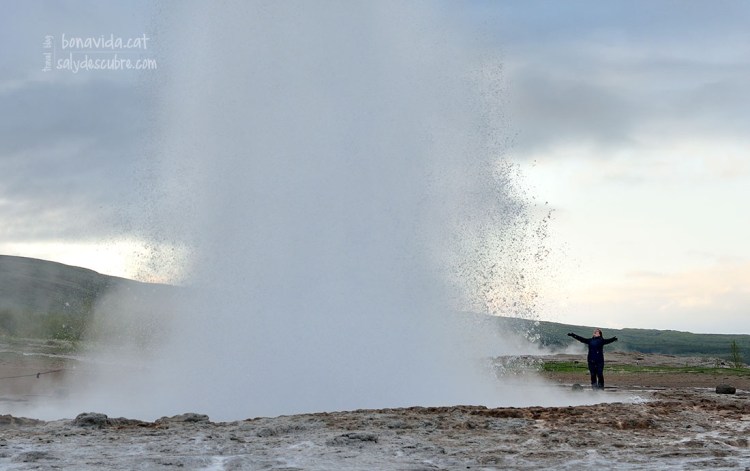 És increïble la regularitat d'aquest geysir