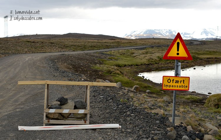 Oh, oh! Carretera tallada