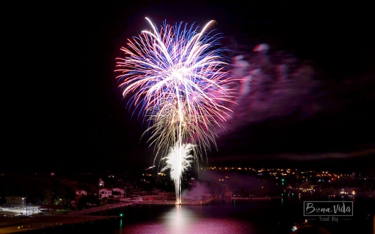 Final de festa amb focs d'artifici