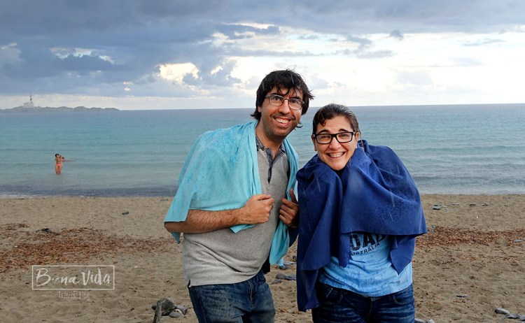 Gaudint de la platja... i comença a ploure!!