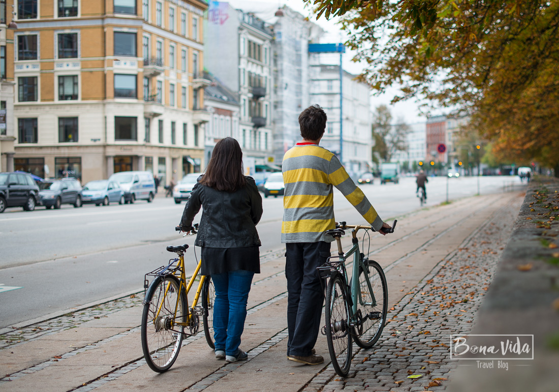 Aprofitem les bicletes que ens deixen durant la nostra estada, per conèixer millor la ciutat.
