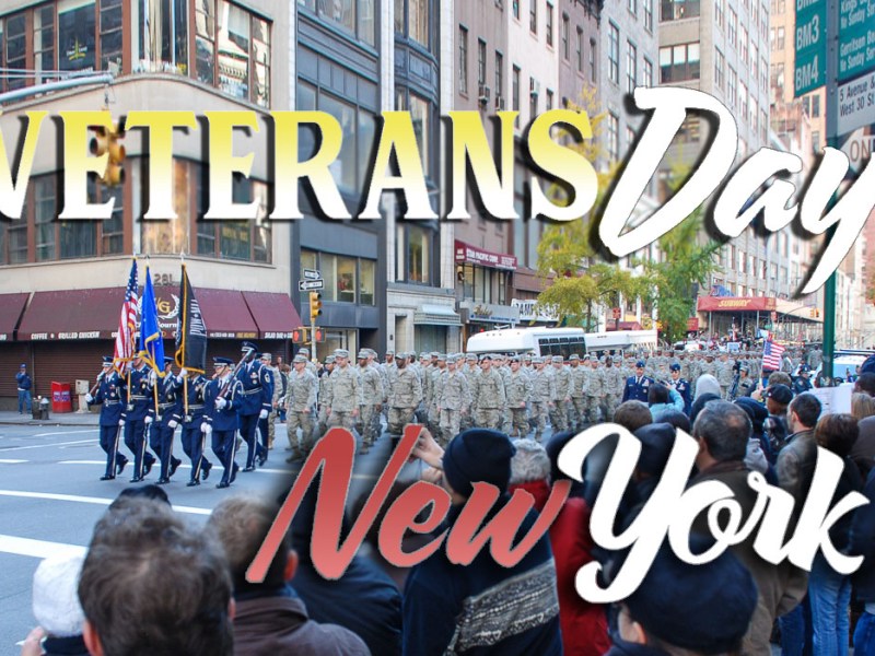 Celebrant  Veterans Day a Nova York.&nbsp;USA