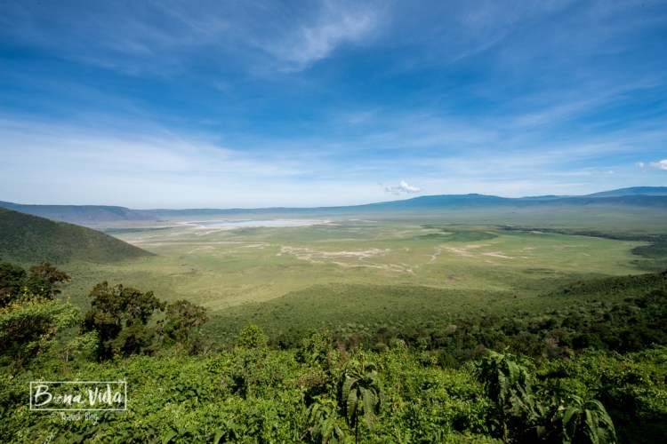 tanzania crater ngorongoro view