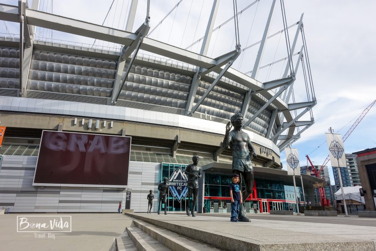 Al barri de Yaletown trobem el Bc Place Stadium
