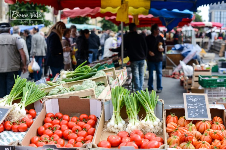 Marché des Lices, Rennes. Bretanya