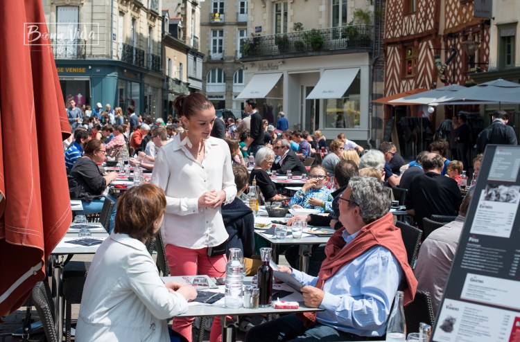 Place Rallier du Baty, Rennes. Bretanya