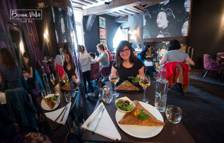 Créperie Le Saint George, Rennes. Bretanya