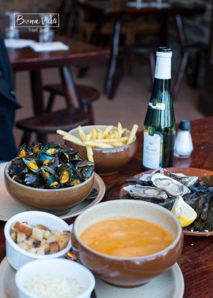 Cancale. Restaurant Au Pied de Cheval, Bretanya