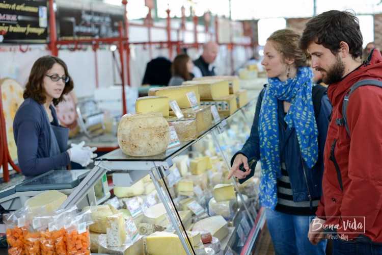 Marché des Lices, Rennes. Bretanya