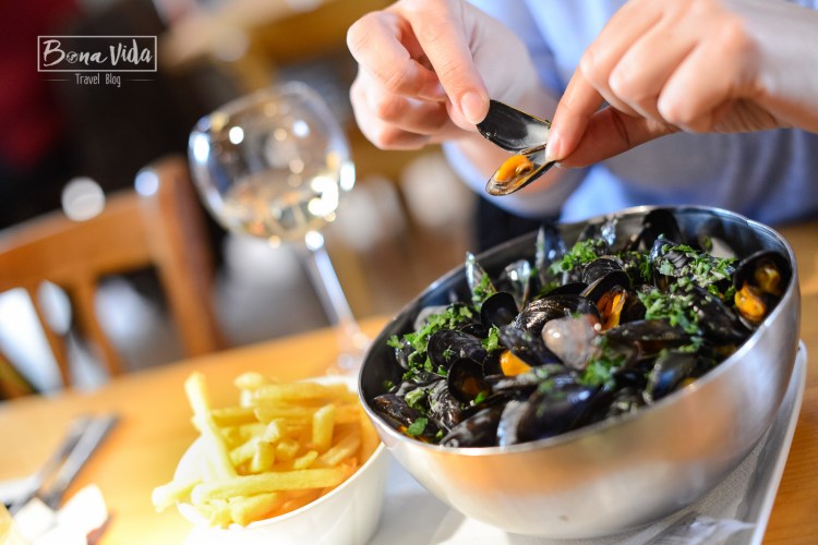 Bretanya, Roscoff. Restaurant Le Moule au Pot