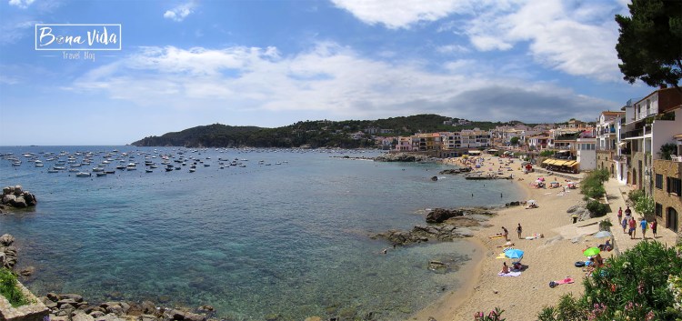 costabrava platja calella pano