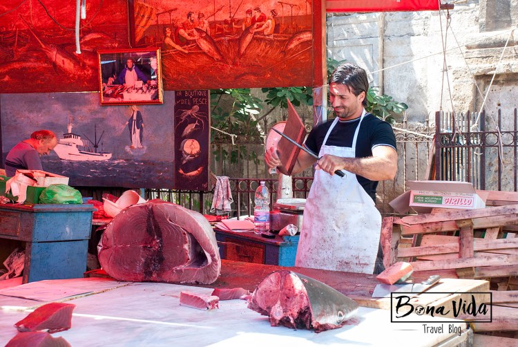 Mercat de Balleró a Palermo. Sicilia.