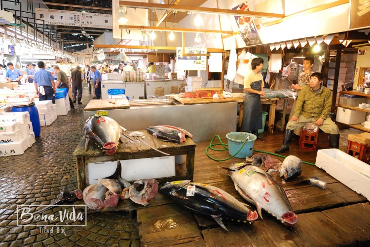 Visita al mercat del peix de Tsukiji a Tokyo.