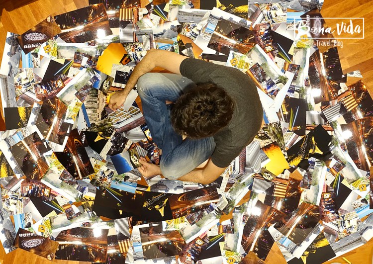 collage fotos vacances
