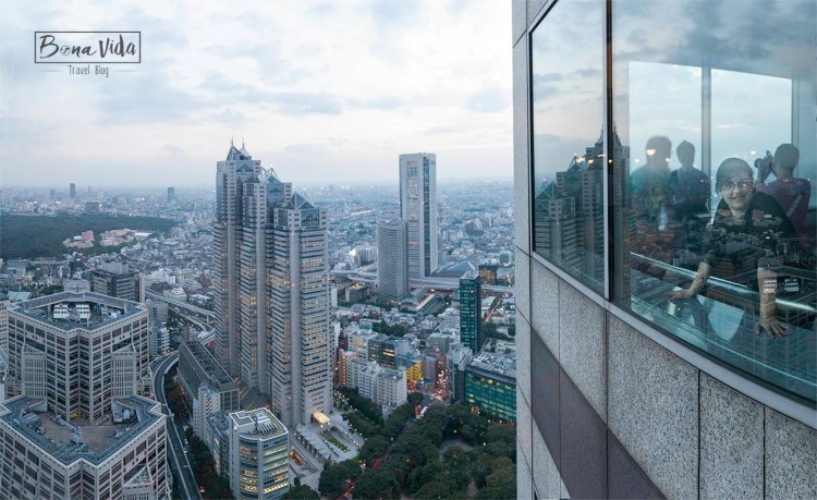 Vistes ciutat Tokyo des de observatori edifici govern